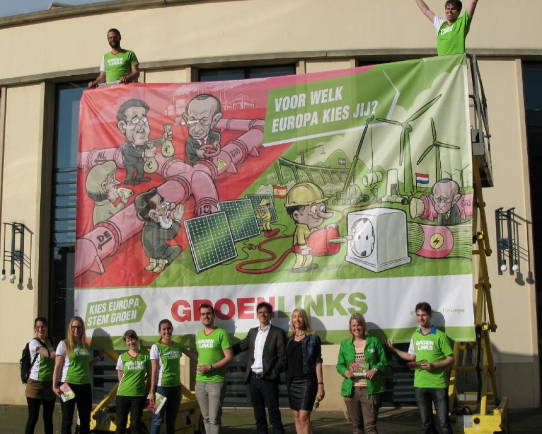 Demonstratie bij aandeelhoudersvergadering Shell, Scheveningen, 20 mei 2014